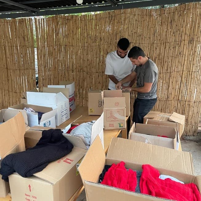 Clothing & Milk for Displaced Families